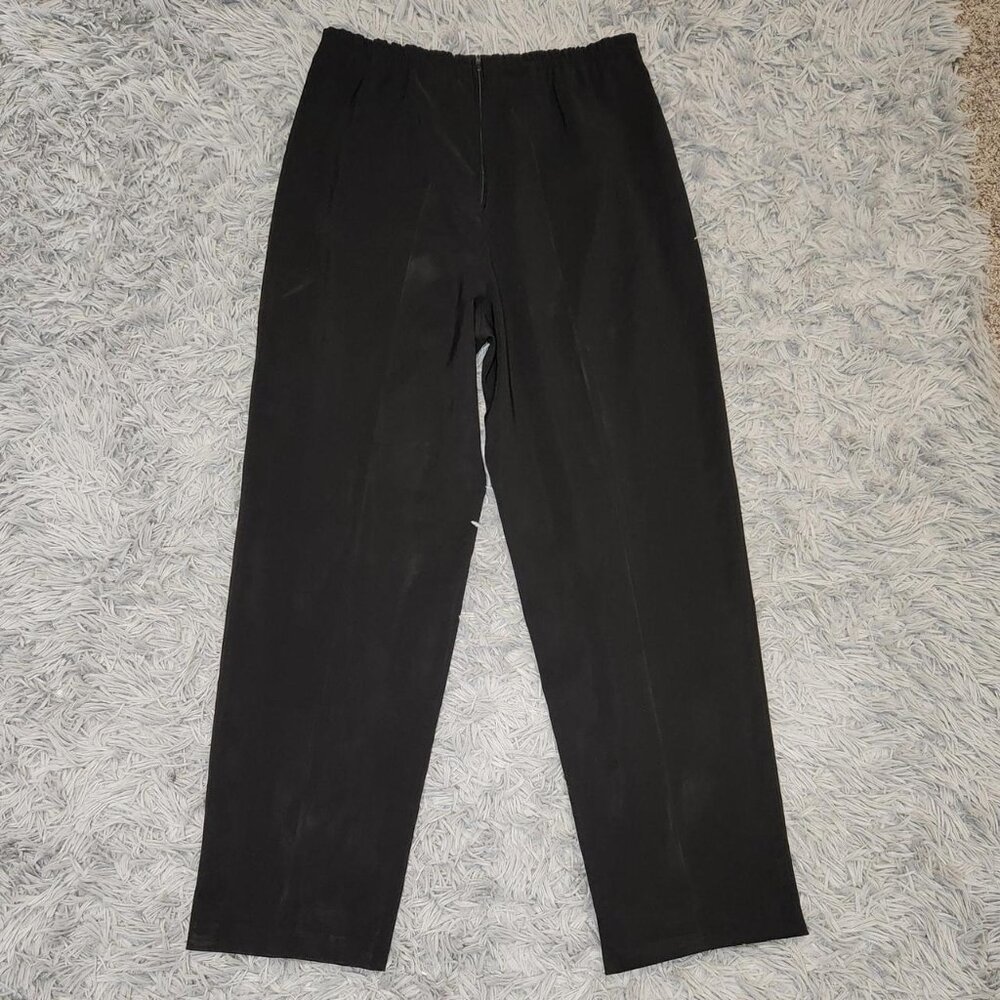Black Creased Dress Pant